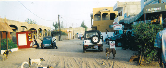 L'entrée de Saly